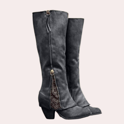 Clarisse – Heeled Leather Boots