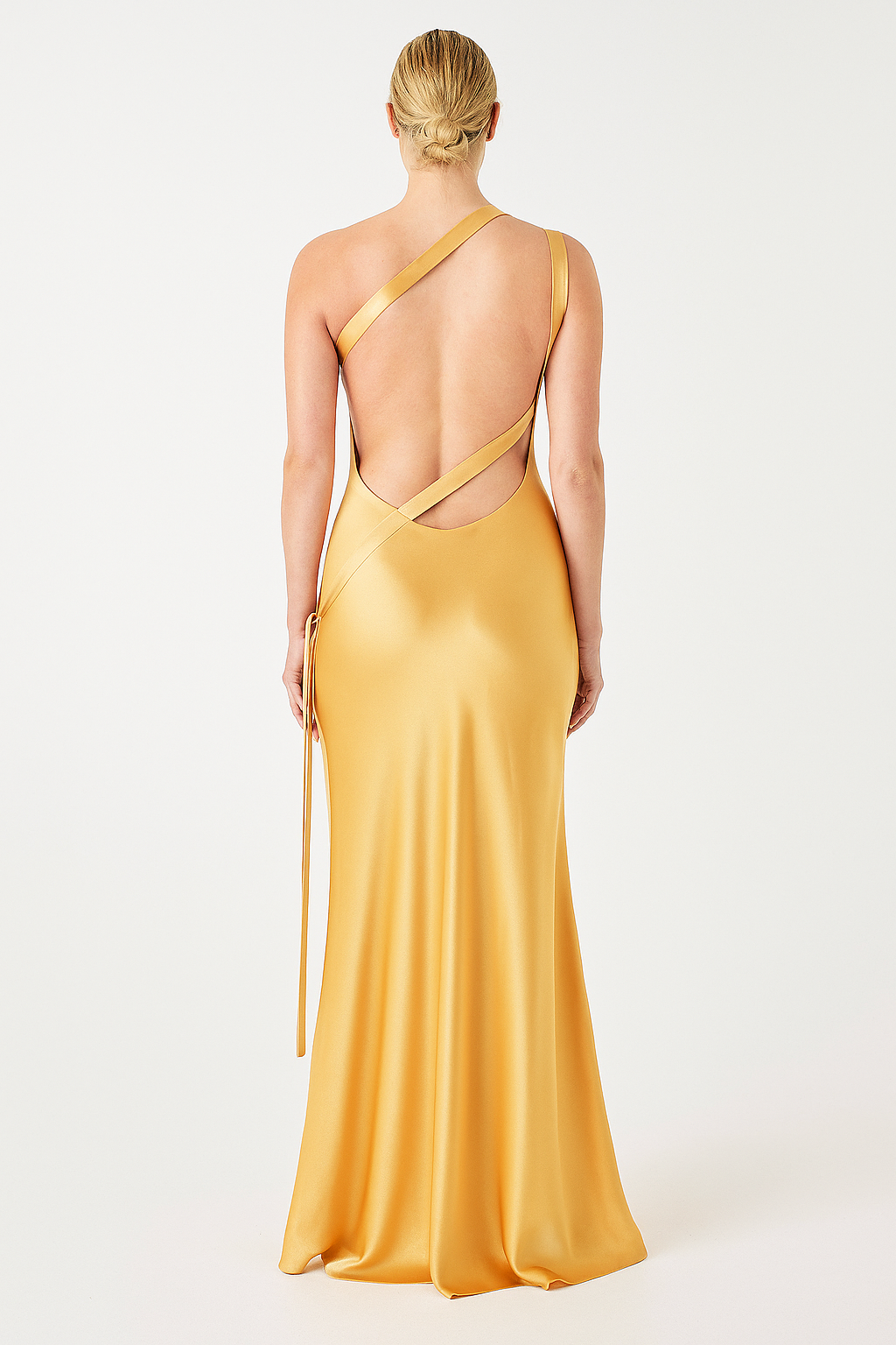 Celeste – Backless Silk Maxi Dress