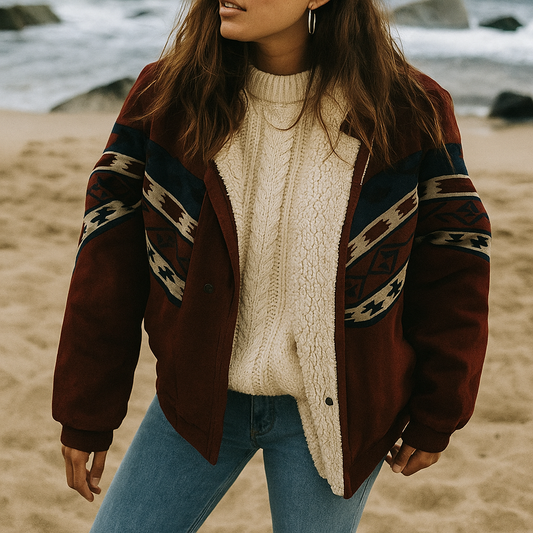 Iliana – Retro Plush Winter Coat