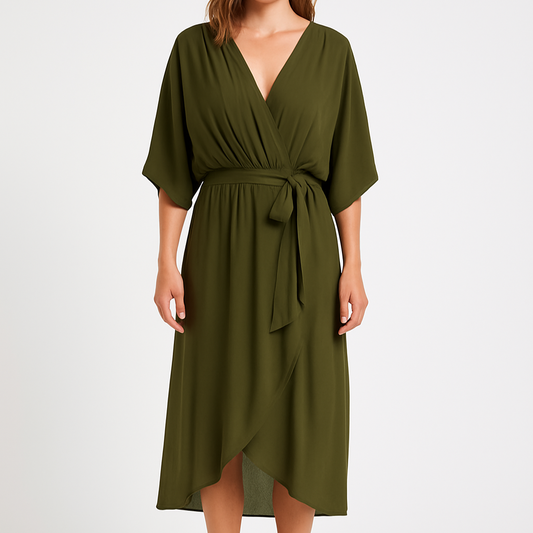 Daphne – Oversized V-Neck Dress