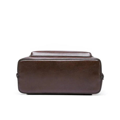 Maeva – Double-Zip Leather Backpack