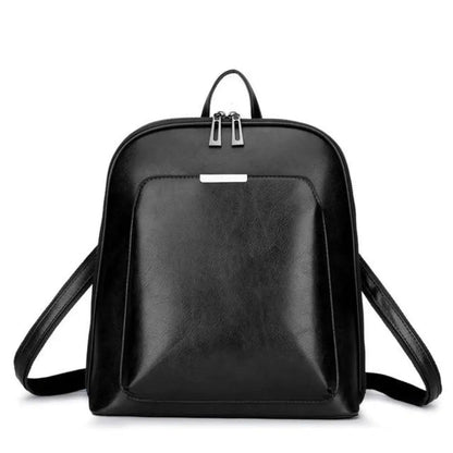 Maeva – Double-Zip Leather Backpack
