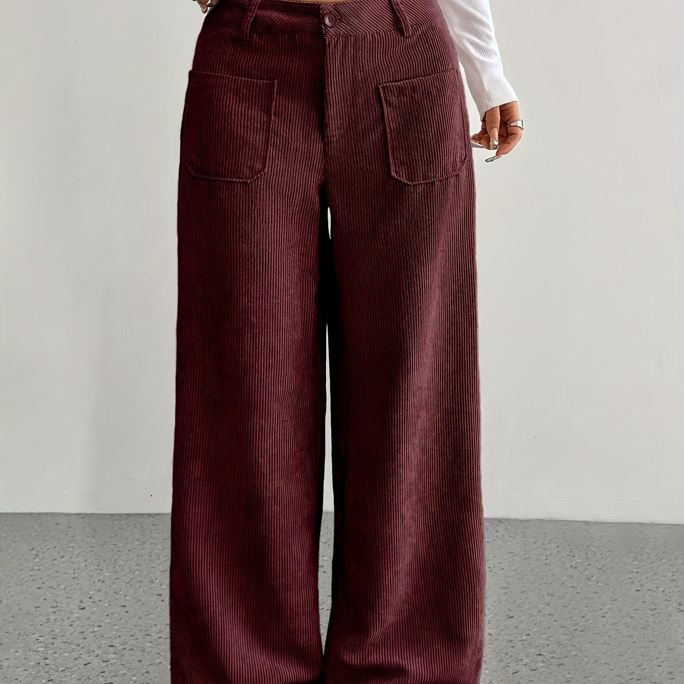 Amira – Corduroy Wide Leg Pants