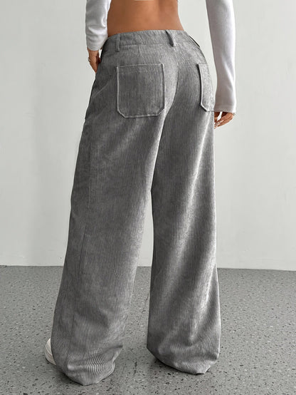 Amira – Corduroy Wide Leg Pants