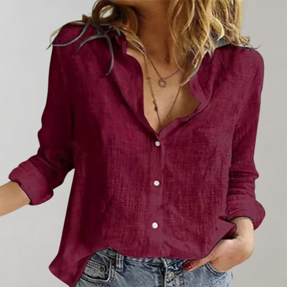 Leah – Casual Button-Down Shirt