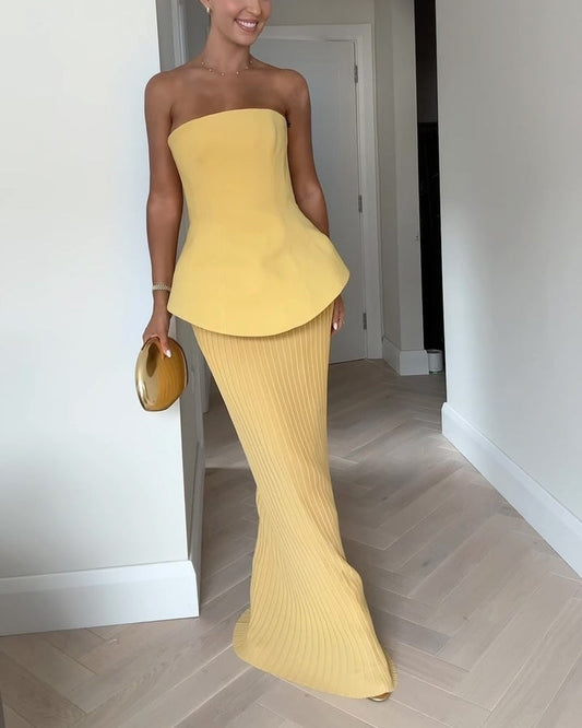 Lila – Strapless Maxi Dress