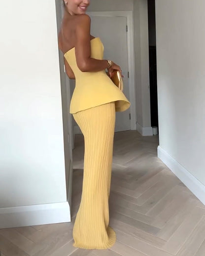 Lila – Strapless Maxi Dress