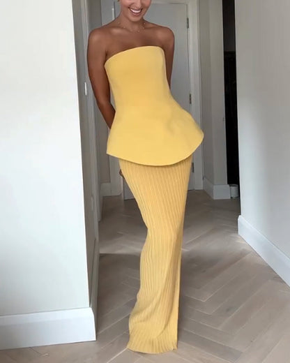 Lila – Strapless Maxi Dress