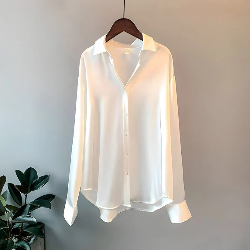 Sierra – Elegant Satin Blouse