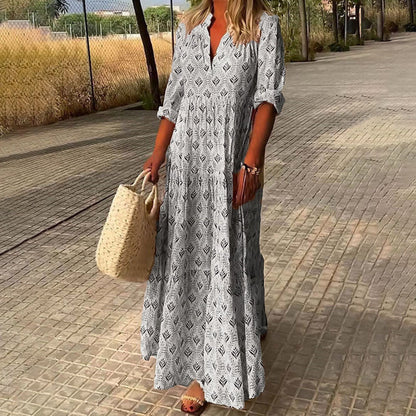 Snow – Boho Maxi Dress
