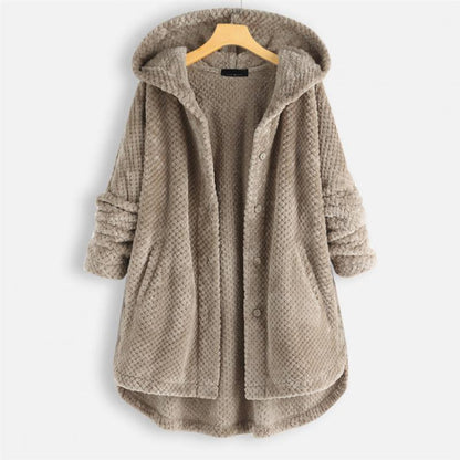 Jada - Hooded Button-Up Coat