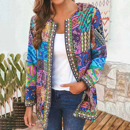 Presley – Floral Print Lightweight Jacket