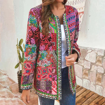 Presley – Floral Print Lightweight Jacket