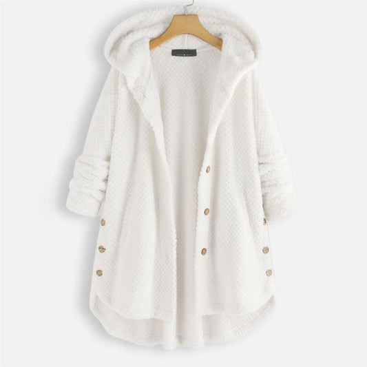 Jada - Hooded Button-Up Coat