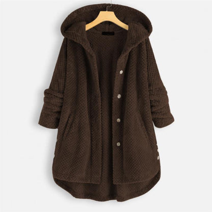 Jada - Hooded Button-Up Coat