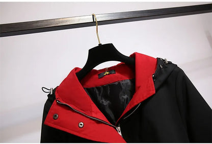 Zoey – Oversized Hooded Windbreaker