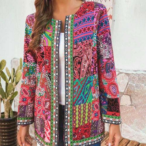 Presley – Floral Print Lightweight Jacket