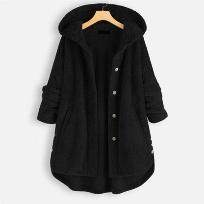 Jada - Hooded Button-Up Coat