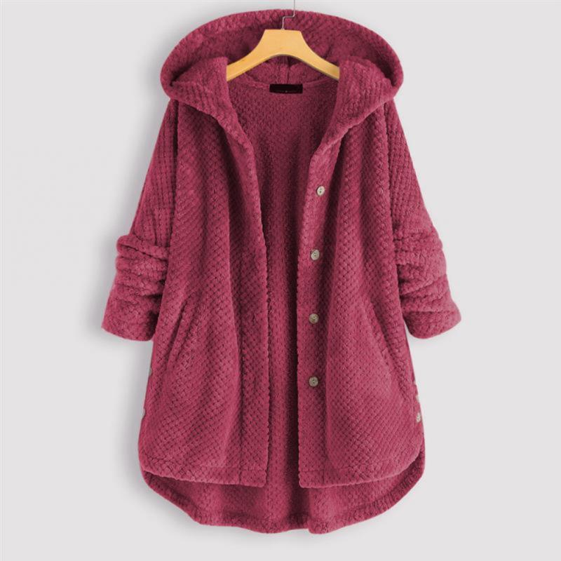 Jada - Hooded Button-Up Coat