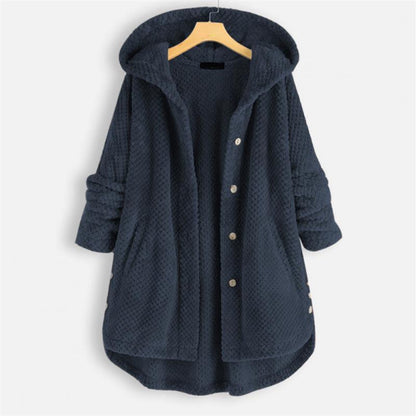 Jada - Hooded Button-Up Coat