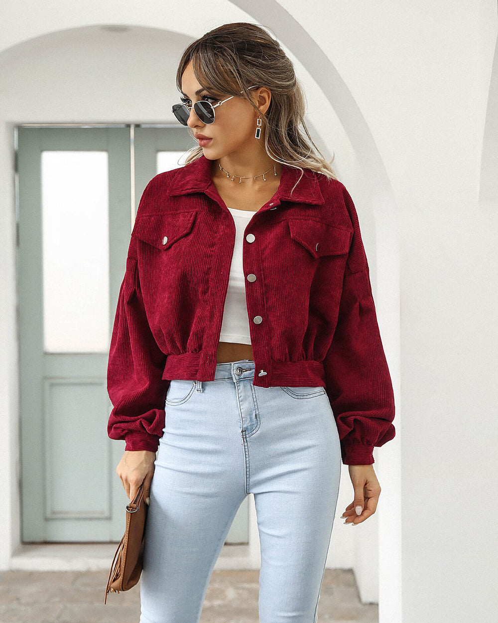 Paisley – Trendy Cropped Jacket