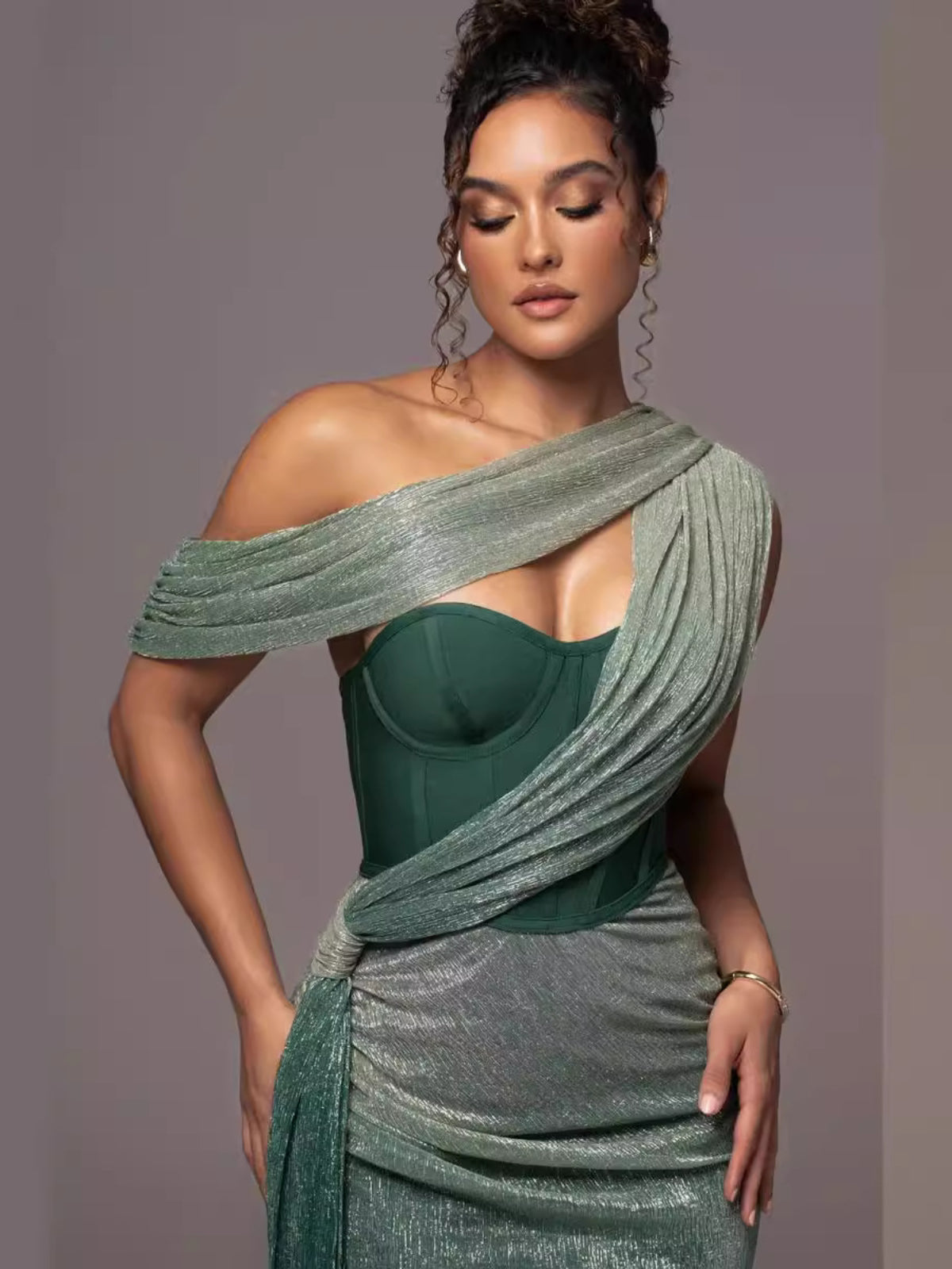 Eden – Draped Maxi Dress