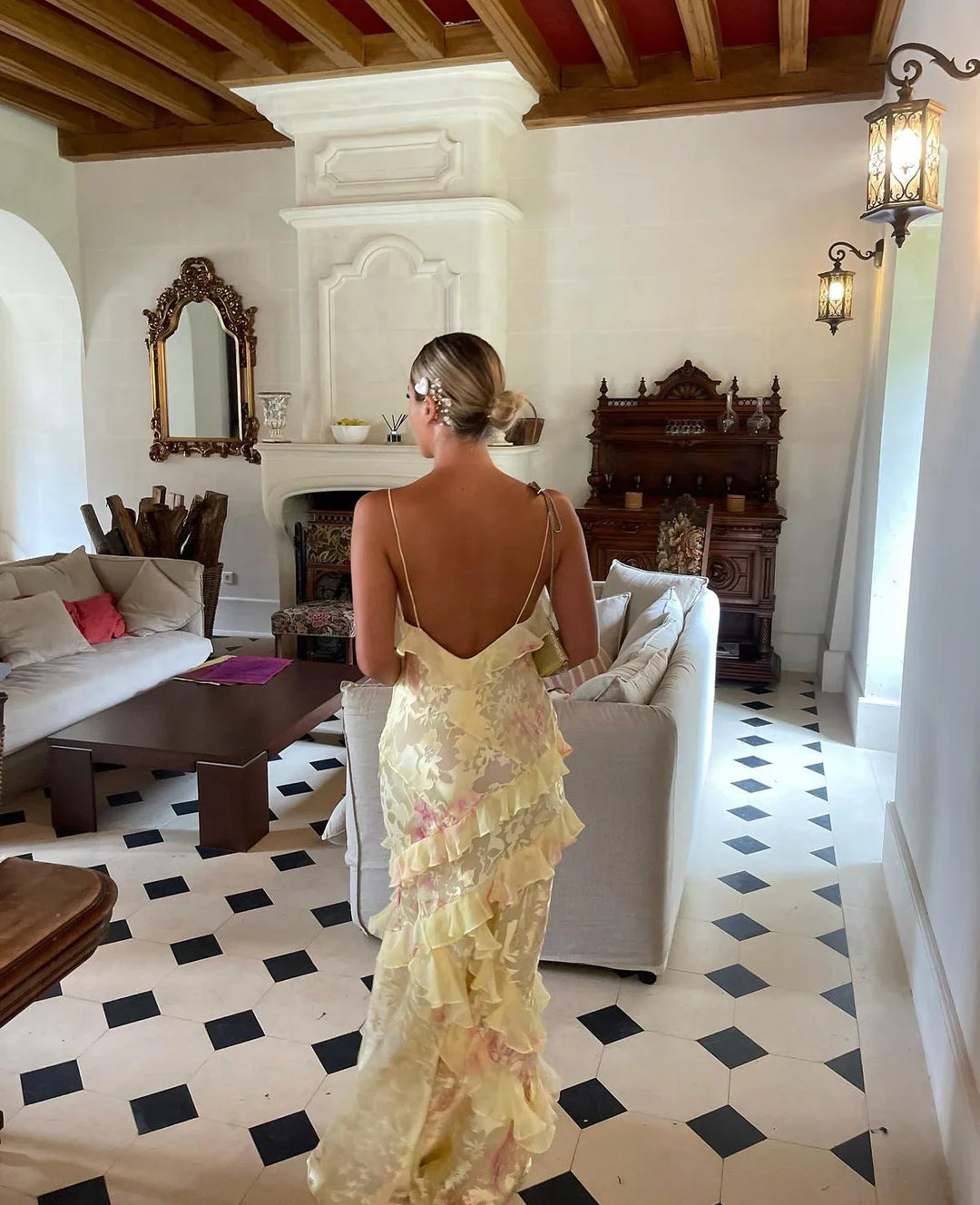 Eliza – Ruffle Maxi Dress