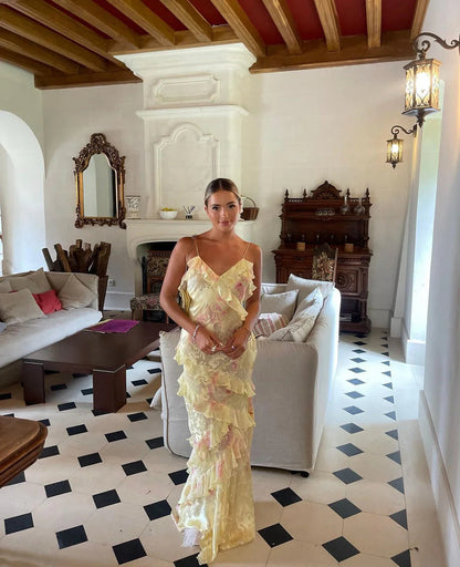 Eliza – Ruffle Maxi Dress