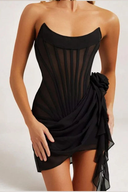 Lara – Elegant Corset Mini Dress