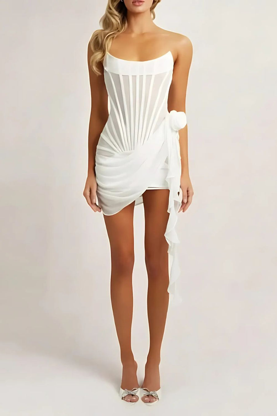 Lara – Elegant Corset Mini Dress