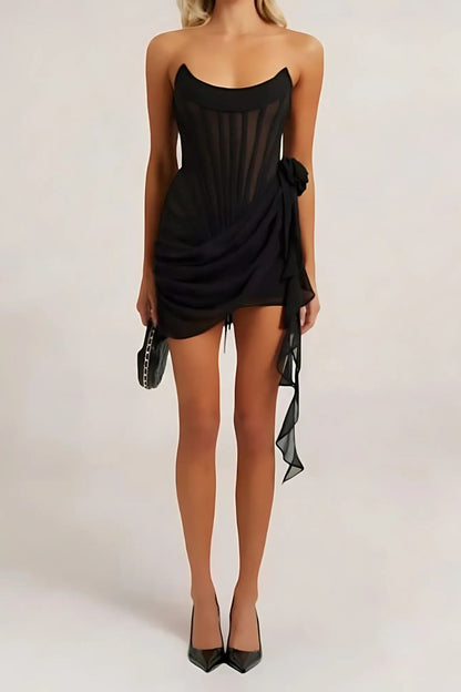 Lara – Elegant Corset Mini Dress