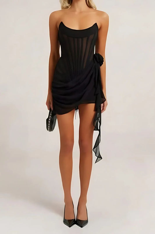 Lara – Elegant Corset Mini Dress