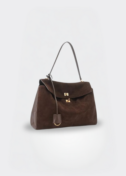 Nessa – Soft Suede Shoulder Bag