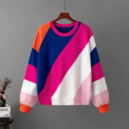 Tahlia – Colorful Striped Sweater