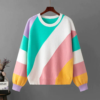 Tahlia – Colorful Striped Sweater