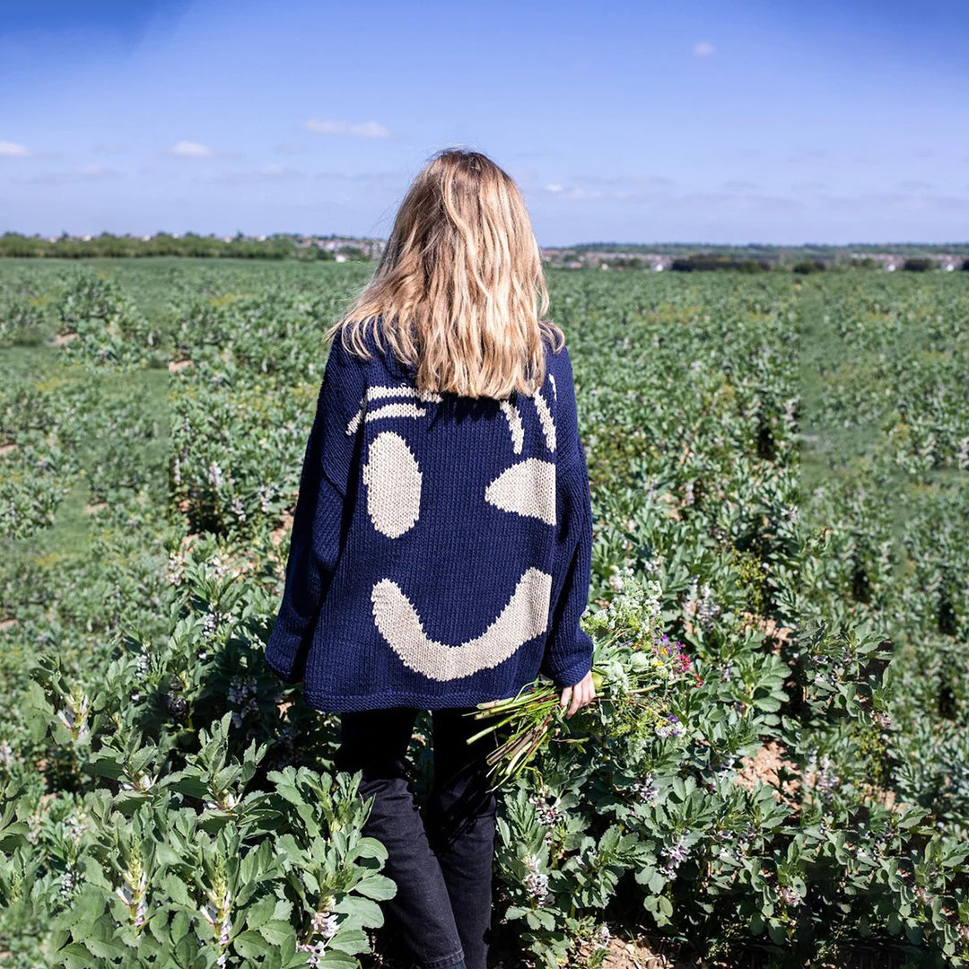 Selina – Smiley Face Knitted Sweater