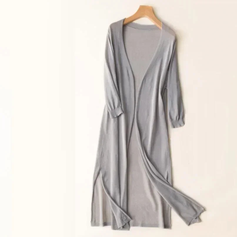 Amelia – Stylish Lightweight Long Cardigan