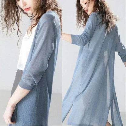 Amelia – Stylish Lightweight Long Cardigan