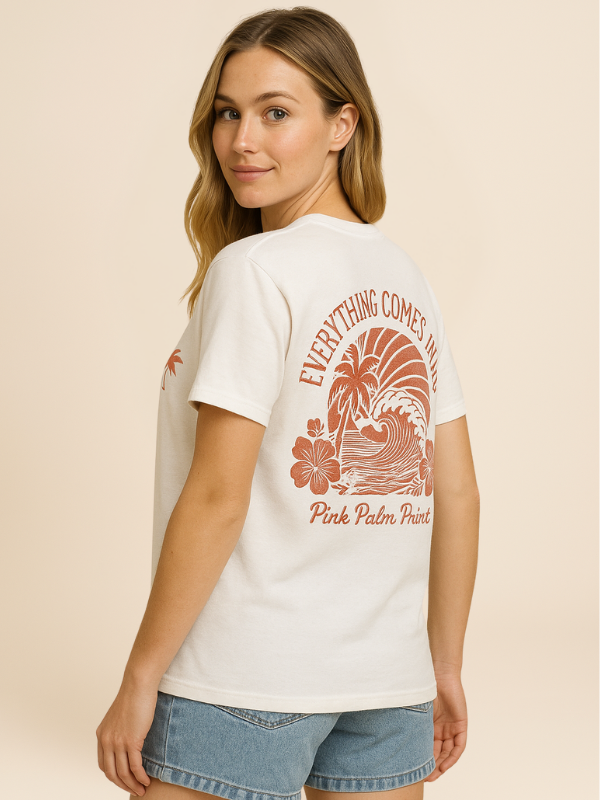 Valerie – Classic Tropical Print T-Shirt