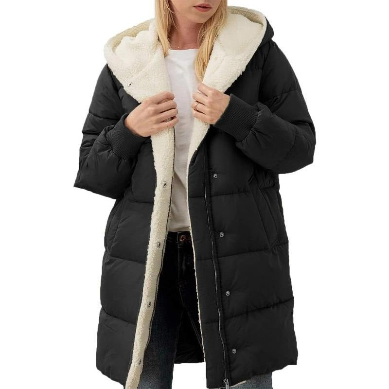Ruby – Double Sided Winter Coat with Hood