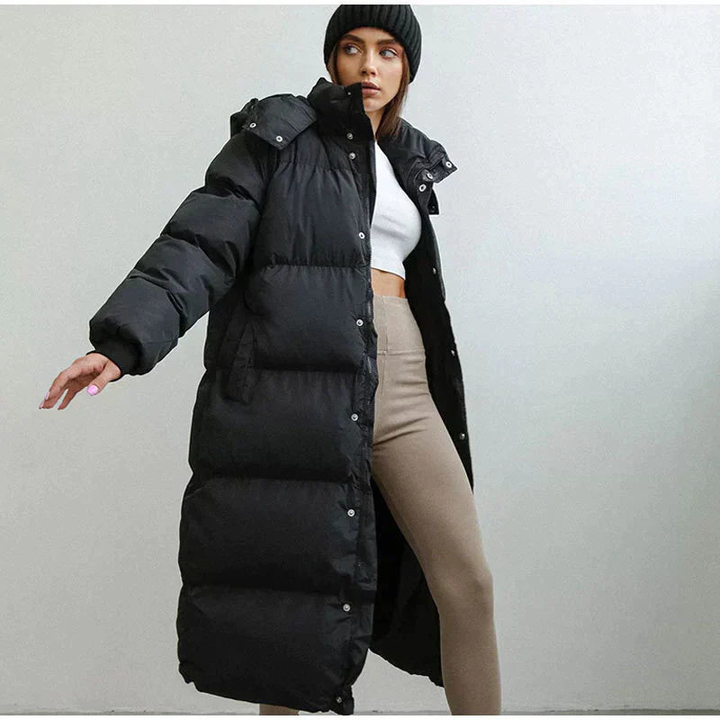 Lara - Long Padded Down Jacket for Women