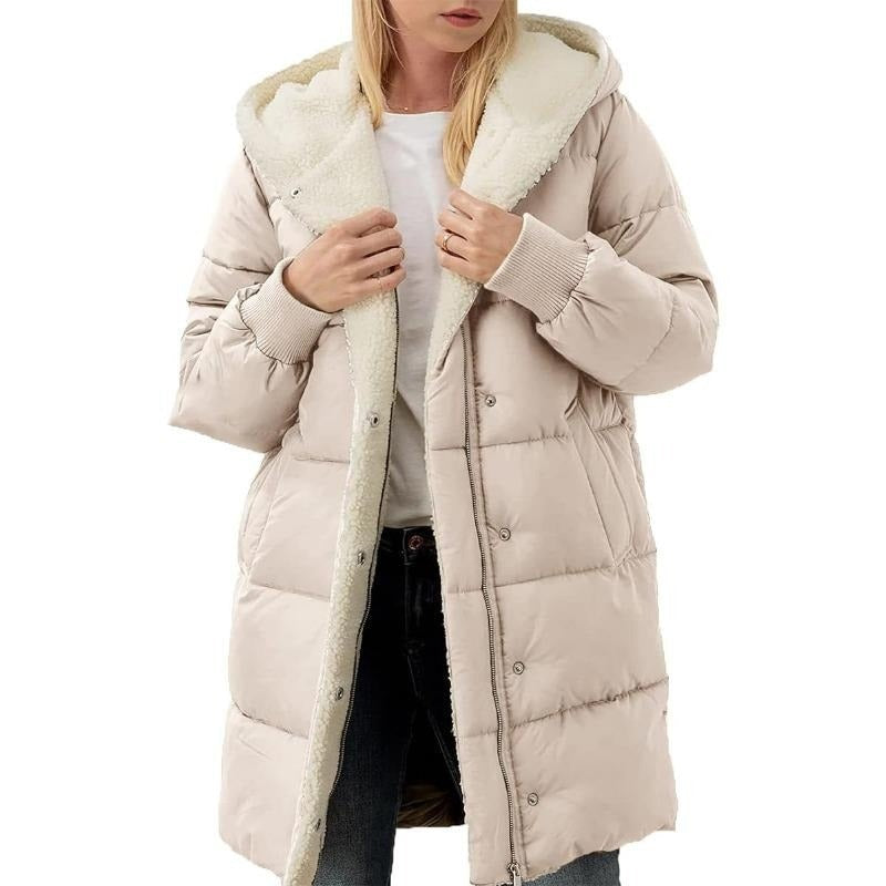 Ruby – Double Sided Winter Coat with Hood
