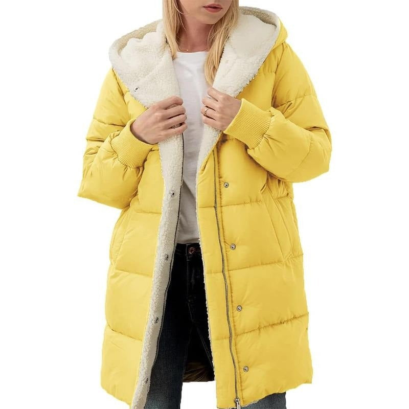 Ruby – Double Sided Winter Coat with Hood