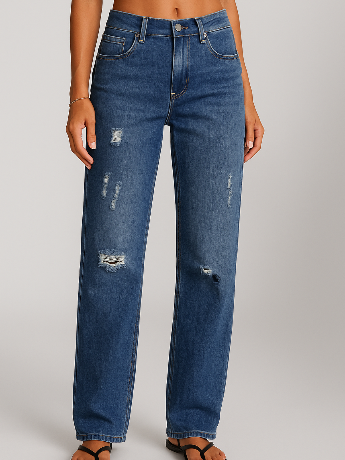 Merida – Low-Rise Wide-Leg Jeans