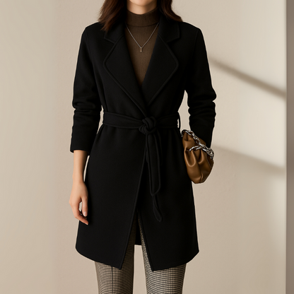 Leila – Classic Wool Trench Coat