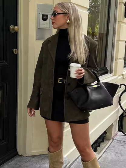 Reese – Elegant Brown Jacket