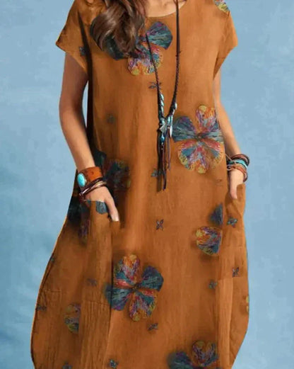 Cali – Vintage Midi Dress