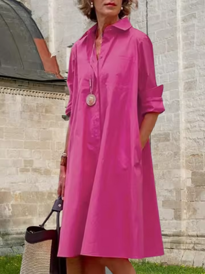 Brynn – Versatile Casual Shirt Dress