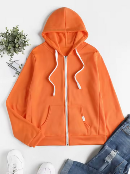 Farah –  Cozy Zip-Up Hoodie