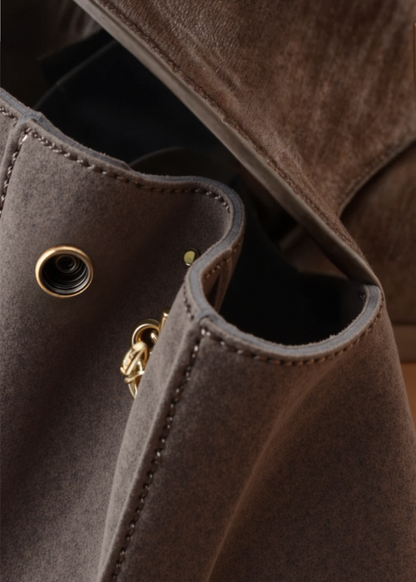 Nessa – Soft Suede Shoulder Bag